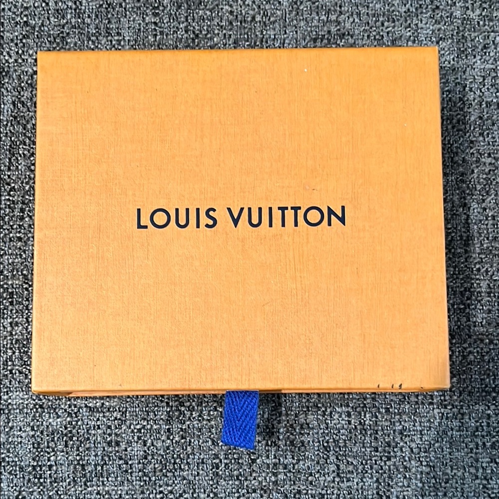 Louis Vuitton Wallet/Card Orange Box with Blue Tab